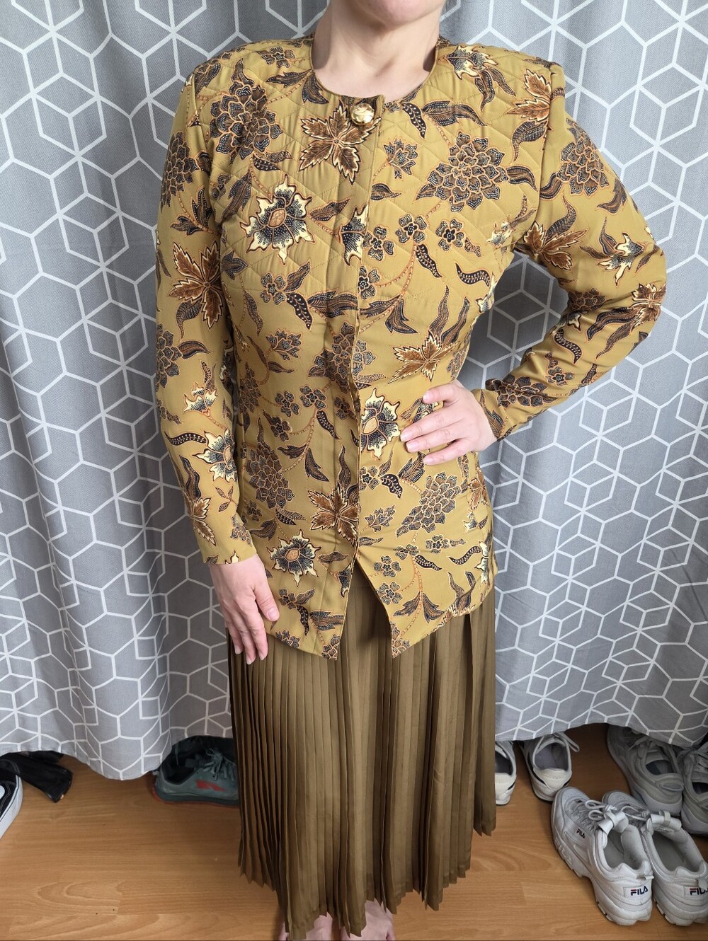 Batik Danar Hadi Olive Green Set